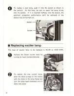 Preview for 20 page of Elmo 16-CL Optical Instruction Manual