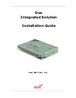 Elmo 95VDC Installation Manual preview