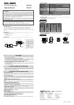 Preview for 2 page of Elmo CN43H Operation Manual