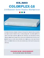 Elmo ColorPlex-16 Specifications preview