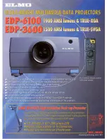 Elmo EDP-3600 Specifications preview