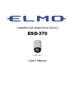 Preview for 1 page of Elmo ESD-370 User Manual