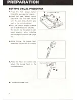 Предварительный просмотр 8 страницы Elmo EV-368 Operation Manual