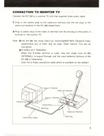 Предварительный просмотр 9 страницы Elmo EV-368 Operation Manual