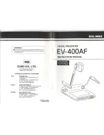 Предварительный просмотр 1 страницы Elmo EV-400AF Instruction Manual