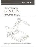 Elmo EV-6000AF Instruction Manual preview