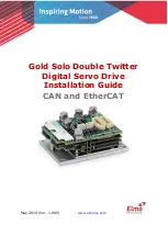 Elmo Gold Solo Double Twitter Series Installation Manual preview