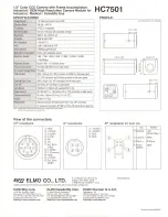 Preview for 2 page of Elmo HC7501 Brochure & Specs