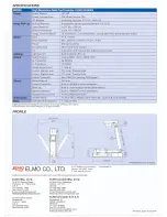 Preview for 2 page of Elmo HD-80XG Specifications