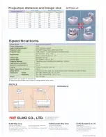 Preview for 2 page of Elmo HP-400HZ Specifications