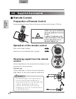 Предварительный просмотр 20 страницы Elmo L-12 ID Instruction Manual