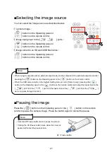 Предварительный просмотр 27 страницы Elmo L-12G Instruction Manual