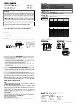 Preview for 2 page of Elmo MN43H Operation Manual