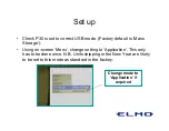 Предварительный просмотр 9 страницы Elmo P30 Manual