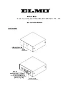 Elmo RSU-200 Instruction Manual preview