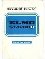Elmo ST-1200 D Instruction Manual preview