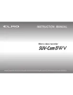Elmo SUV-CAM BWV Instruction Manual preview