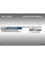 Предварительный просмотр 1 страницы Elmo SUV-Cam II Instruction Manual