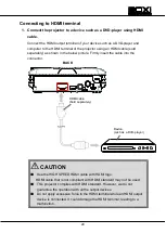 Preview for 28 page of Elmo T-350 Instruction Manual