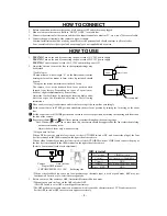 Предварительный просмотр 5 страницы Elmo TSE270X Instruction Manual