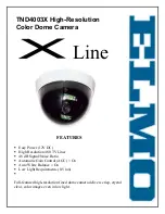 Elmo X Line TND4003X Specification Sheet предпросмотр