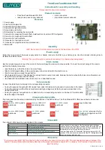 Предварительный просмотр 1 страницы ElMod ThinkTank Tank Module ECO Instructions For Assembly And Handling