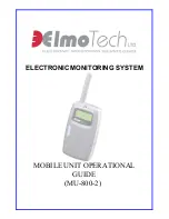 Предварительный просмотр 1 страницы ElmoTech MU-800-2 Operational Manual