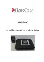 ElmoTech SBU2000 Installation And Operation Manual preview