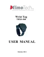 Предварительный просмотр 1 страницы ElmoTech TRXS-860 User Manual