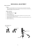 Предварительный просмотр 18 страницы ELNA 1000 Sew 75 Service Manual