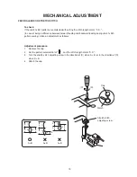 Предварительный просмотр 21 страницы ELNA 1000 Sew 75 Service Manual