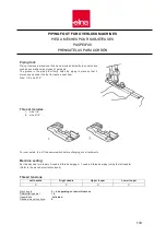 Preview for 1 page of ELNA 200-314-028 Quick Start Manual