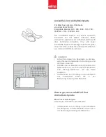 Preview for 9 page of ELNA 202-237-000 Quick Start Manual