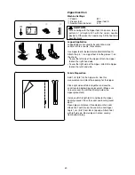 Предварительный просмотр 46 страницы ELNA 5200 Instruction Manual