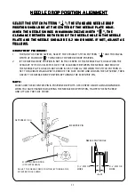 Предварительный просмотр 12 страницы ELNA 6200 - Service Manual