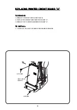 Предварительный просмотр 27 страницы ELNA 6200 - Service Manual