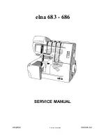 Preview for 1 page of ELNA 683, 686 Service Manual