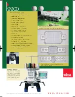 Preview for 2 page of ELNA 9900 - LEAFLET Manual