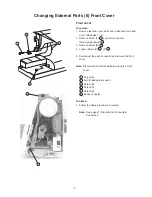 Предварительный просмотр 8 страницы ELNA CE10 Service Manual