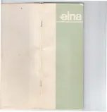 Предварительный просмотр 1 страницы ELNA Cl.11 Manual