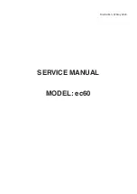 Предварительный просмотр 1 страницы ELNA Elnita  ec60 Service Manual