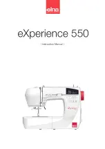 ELNA eXperience 550 Instruction Manual предпросмотр