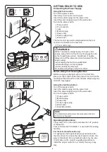 Preview for 8 page of ELNA eXperience 550 Instruction Manual