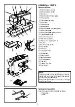 Preview for 8 page of ELNA eXplore 150 Instruction Book