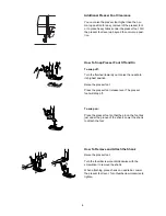 Предварительный просмотр 12 страницы ELNA eXplore 220 Instruction Manual