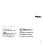 Предварительный просмотр 39 страницы ELNA TSP 58 Manual