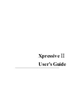 Preview for 1 page of ELNA XPRESSIVE 2 User Manual