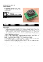 Elnec DIL32/MLF32-1 ZIF-CS Manual preview