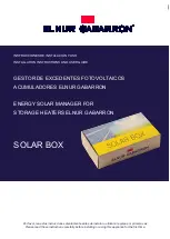 Elnur Gabarron SOLAR BOX USB Installation Instructions And User Manual предпросмотр