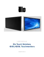 Elo Touch Solutions 4243L User Manual предпросмотр